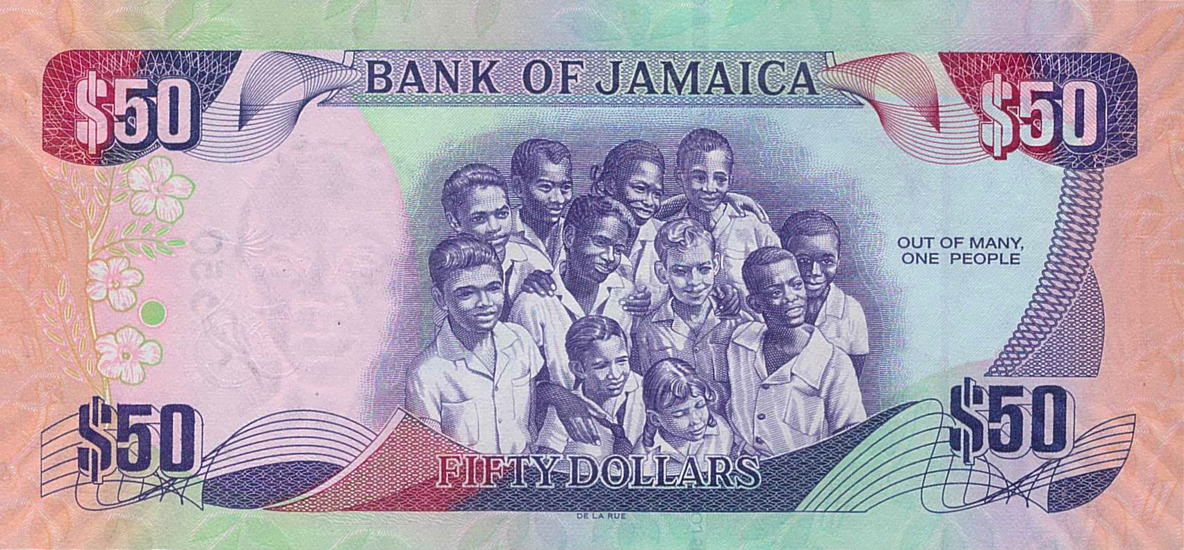 Jamaica 50 2012 UNC P-89
